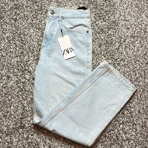 New! Zara Light Wash Jeans Size EUR 36 USA 4 Inseam 28.5
